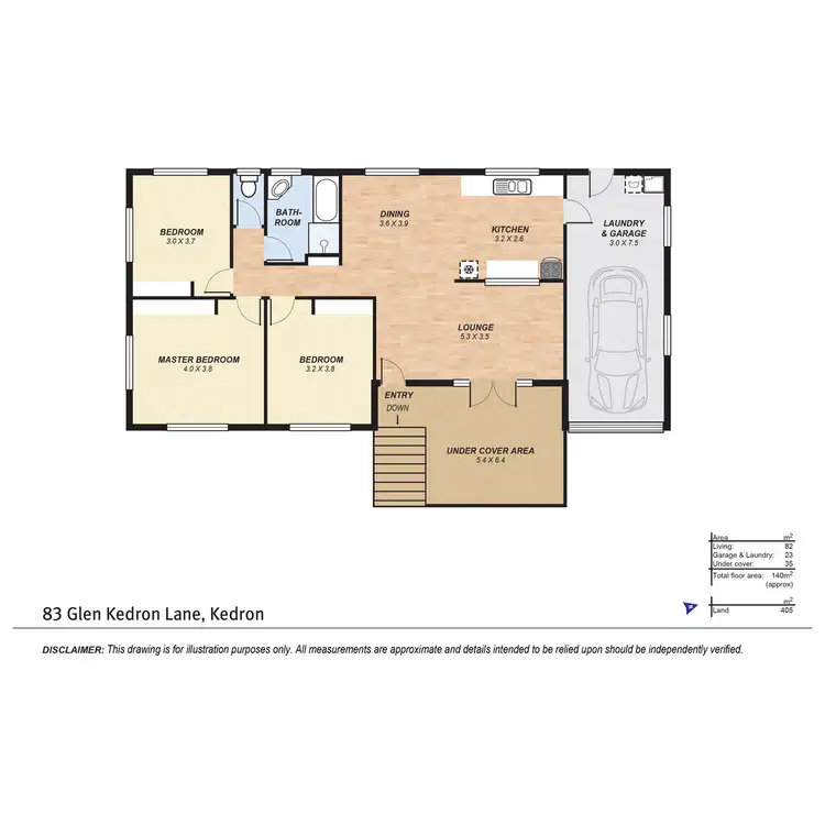 Floorplan of Homely house listing, 83 Glen Kedron Lane, Kedron QLD 4031