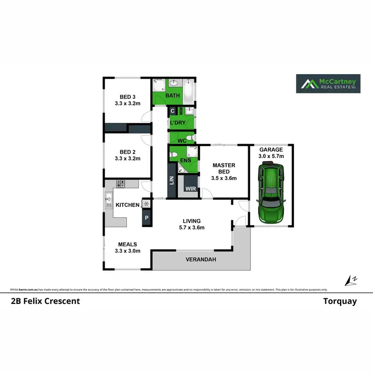 Floorplan of Homely unit listing, 2B Felix Crescent, Torquay VIC 3228