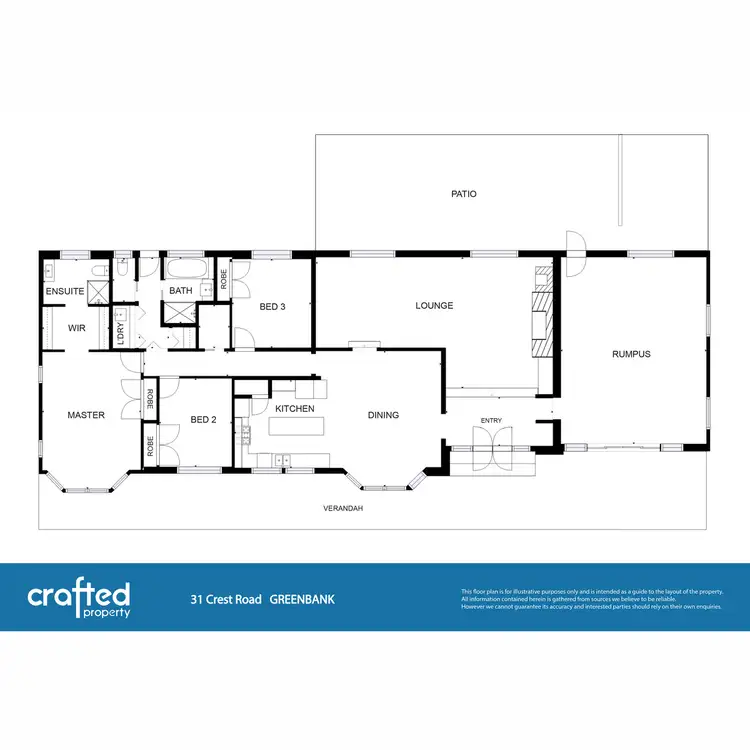 Floorplan of Homely house listing, 31 Crest Road, Greenbank QLD 4124