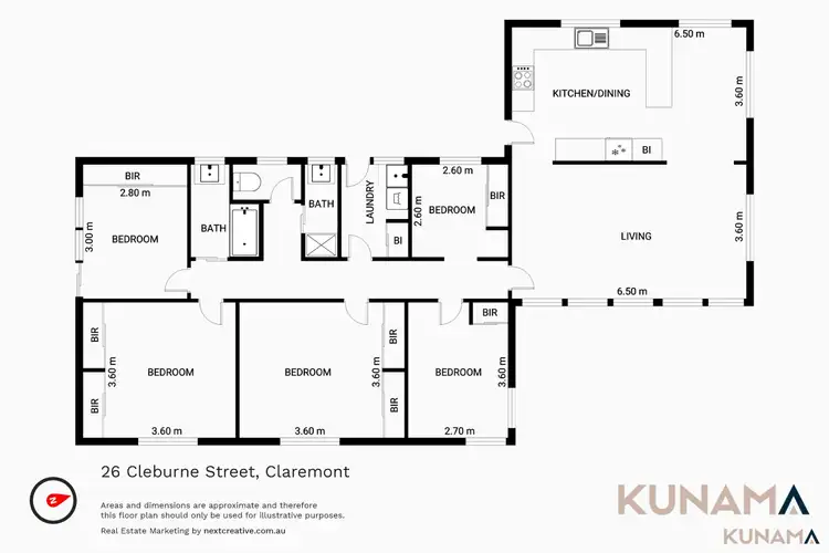 Floorplan of Homely house listing, 26 Cleburne Street, Claremont TAS 7011