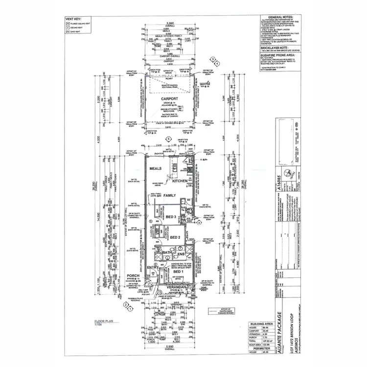 Floorplan of Homely house listing, 18 Benson Loop, Alkimos WA 6038