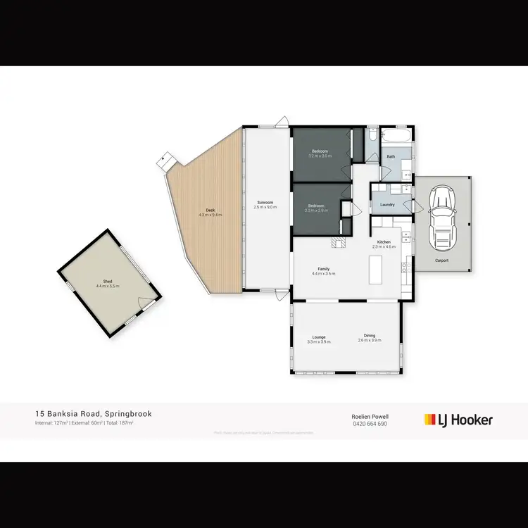 Floorplan of Homely house listing, 15 Banksia Road, Springbrook QLD 4213