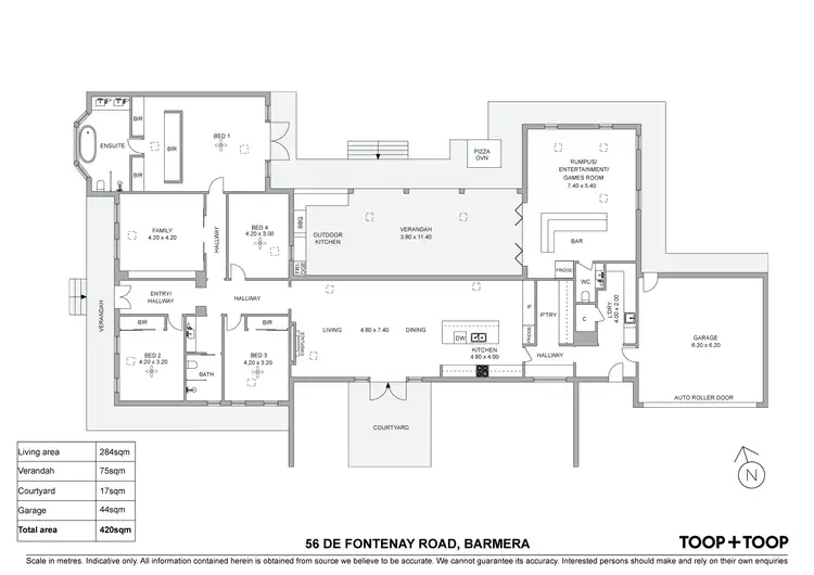 Floorplan of Homely rural property listing, 56 De Fontenay Road, Barmera SA 5345