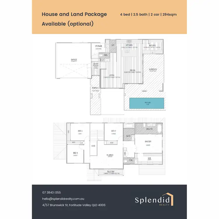 Floorplan of Homely land listing, 110 Grange Road, Grange QLD 4051
