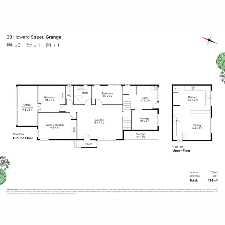 Floorplan of Homely house listing, 38 Howard Street, Grange QLD 4051