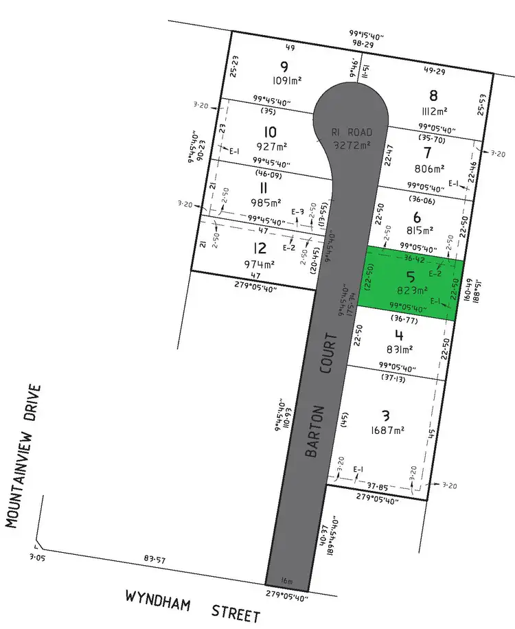 Floorplan of Homely land listing, 8 Barton Court, Stratford VIC 3862