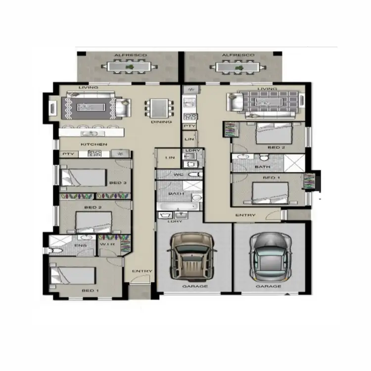 Floorplan of Homely house listing, 8 Alison Drive, Kalkie QLD 4670