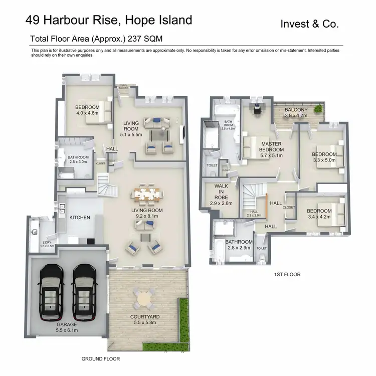 Floorplan of Homely house listing, 49 Harbour Rise, Hope Island QLD 4212