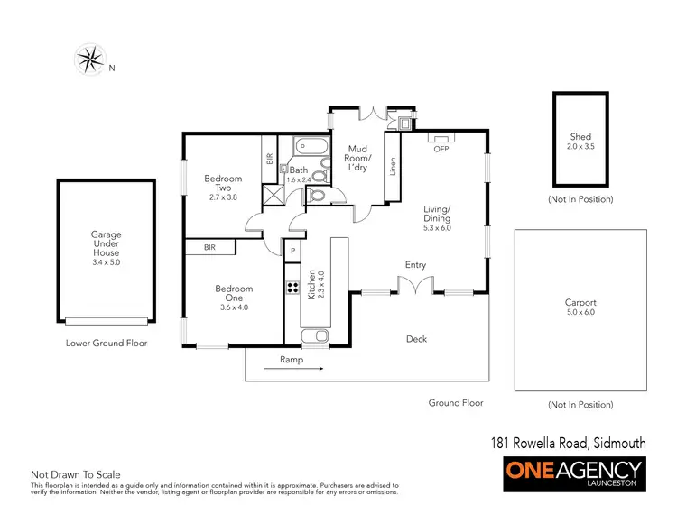 Floorplan of Homely house listing, 181 Rowella Road, Sidmouth TAS 7270