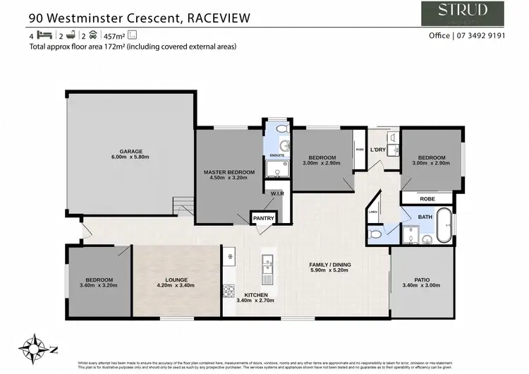 Floorplan of Homely house listing, 90 Westminster Crescent, Raceview QLD 4305
