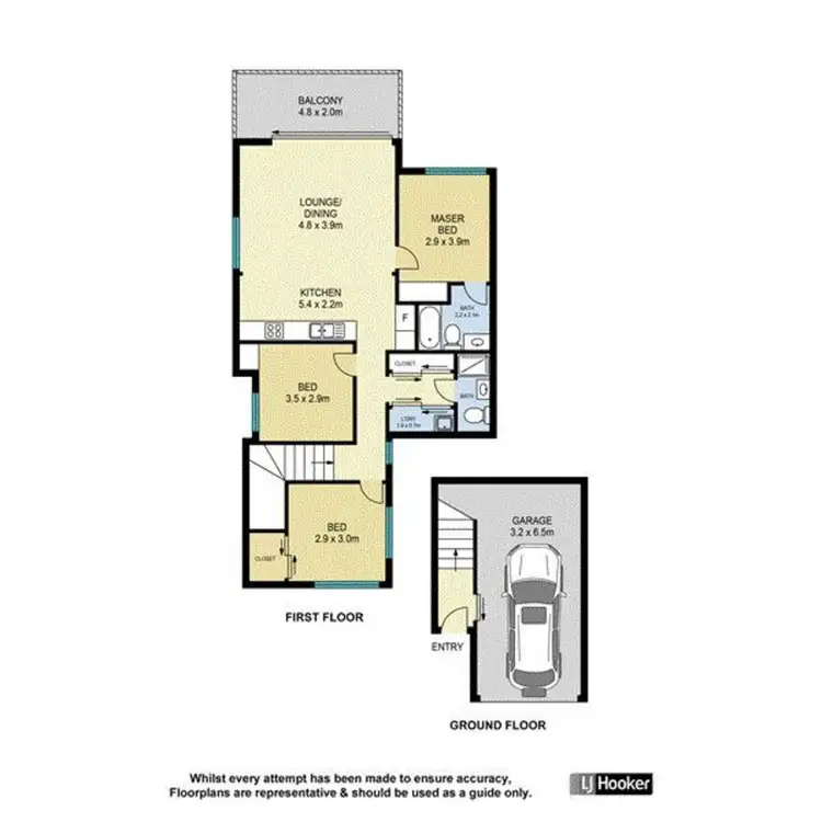 Floorplan of Homely townhouse listing, 18/28 Sedgemoor Street, Carseldine QLD 4034
