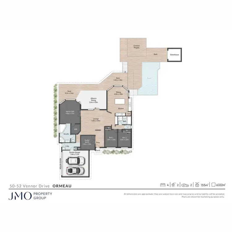 Floorplan of Homely rural property listing, 50-52 Vennor Drive, Ormeau QLD 4208