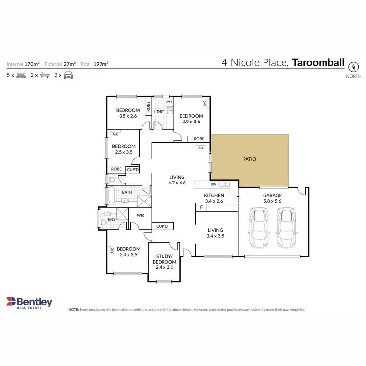 Floorplan of Homely house listing, 4 Nicole Place, Taroomball QLD 4703