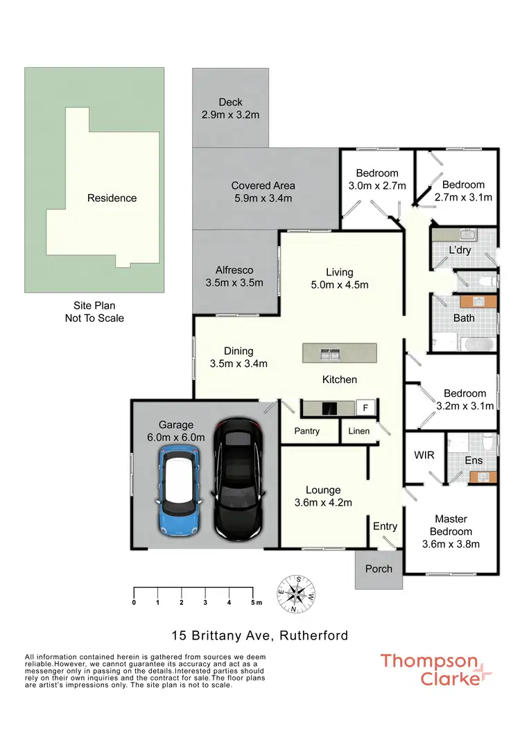 Floorplan of Homely house listing, 15 Brittany Avenue, Rutherford NSW 2320