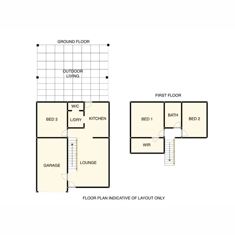 Floorplan of Homely townhouse listing, 36/95 Barbaralla Drive, Springwood QLD 4127