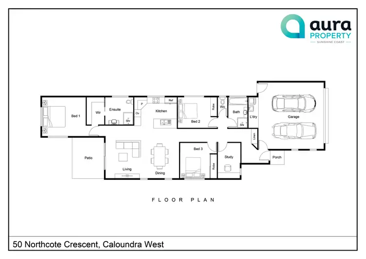 Floorplan of Homely house listing, 50 Northcote Crescent, Caloundra West QLD 4551