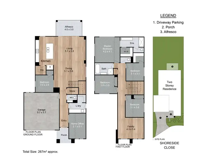 Floorplan of Homely house listing, 10 Shoreside Close, Birkdale QLD 4159