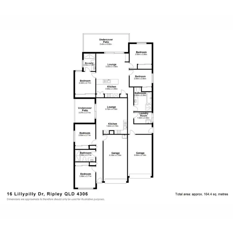 Floorplan of Homely house listing, 16 Lillypilly Drive, Ripley QLD 4306
