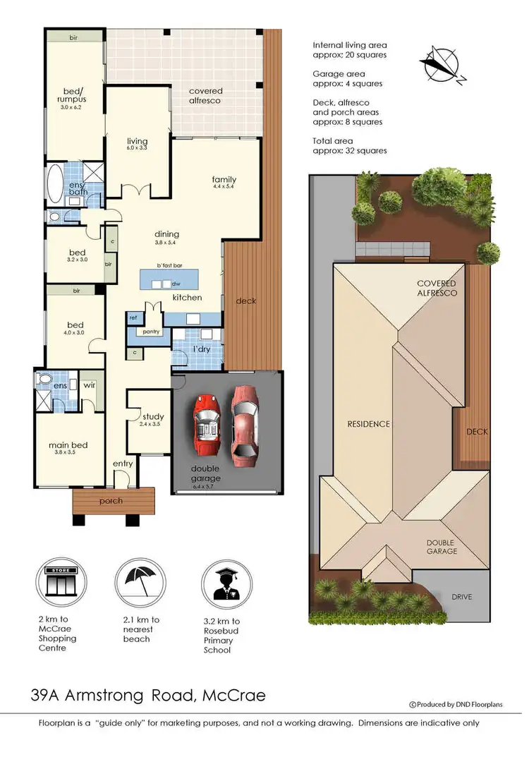 Floorplan of Homely house listing, 39a Armstrong Road, Mccrae VIC 3938