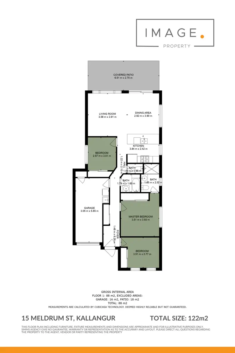 Floorplan of Homely house listing, 15 Meldrum Street, Kallangur QLD 4503