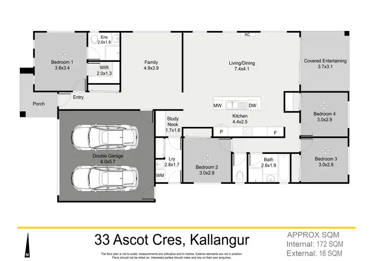 Floorplan of Homely house listing, 33 Ascot Crescent, Kallangur QLD 4503
