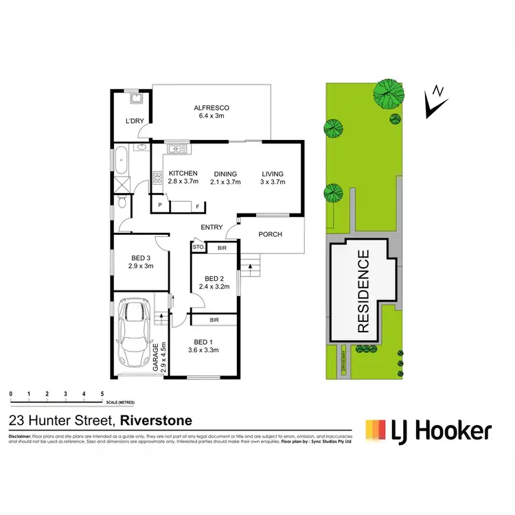 Floorplan of Homely house listing, 23 Hunter Street, Riverstone NSW 2765