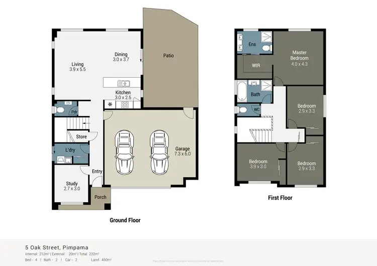 Floorplan of Homely house listing, 5 Oak Street, Pimpama QLD 4209