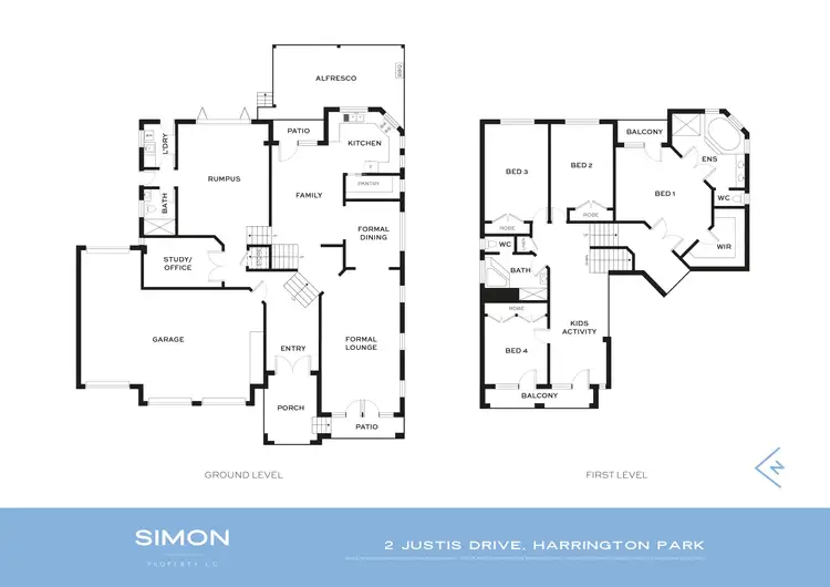 Floorplan of Homely house listing, 2 Justis Drive, Harrington Park NSW 2567