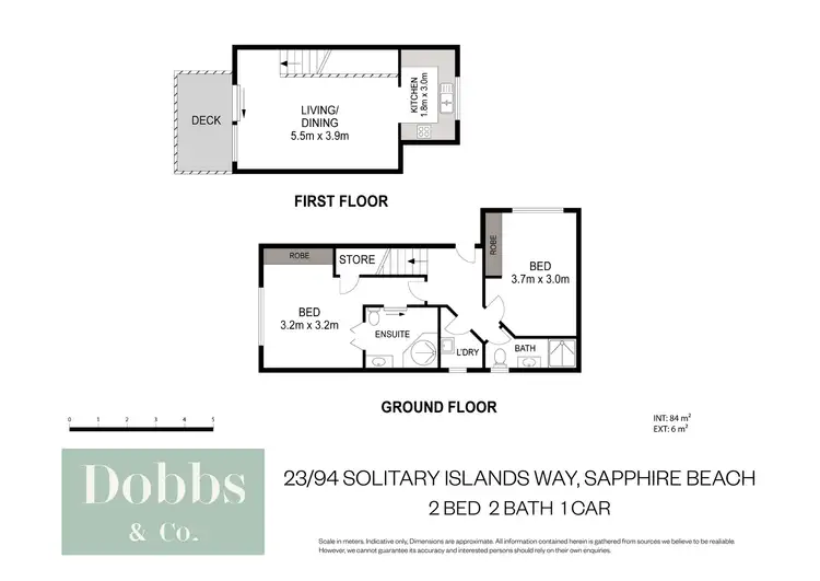 Floorplan of Homely townhouse listing, 23/94 Solitary Islands Way, Sapphire Beach NSW 2450