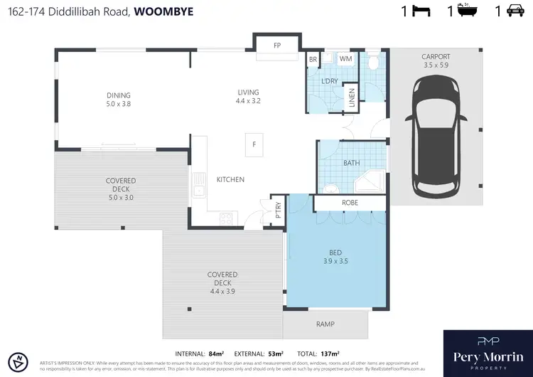 Floorplan of Homely house listing, 162-174 Diddillibah Road, Woombye QLD 4559