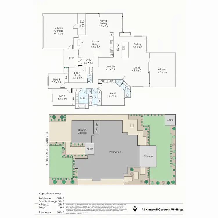 Floorplan of Homely house listing, 16 Kingsmill Gardens, Winthrop WA 6150