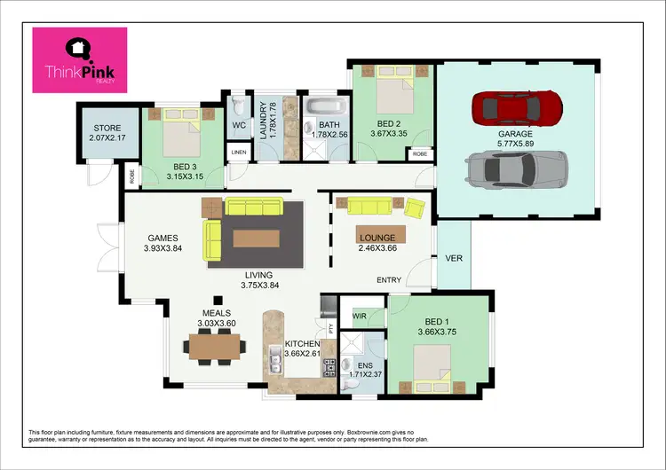 Floorplan of Homely villa listing, 7C Wakefield Street, Carlisle WA 6101