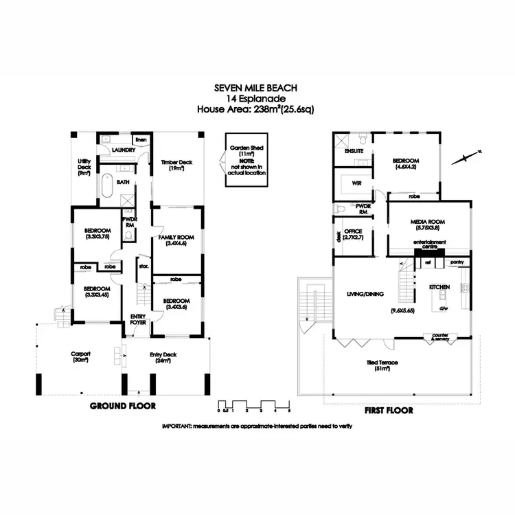 Floorplan of Homely house listing, 14 Esplanade, Seven Mile Beach TAS 7170