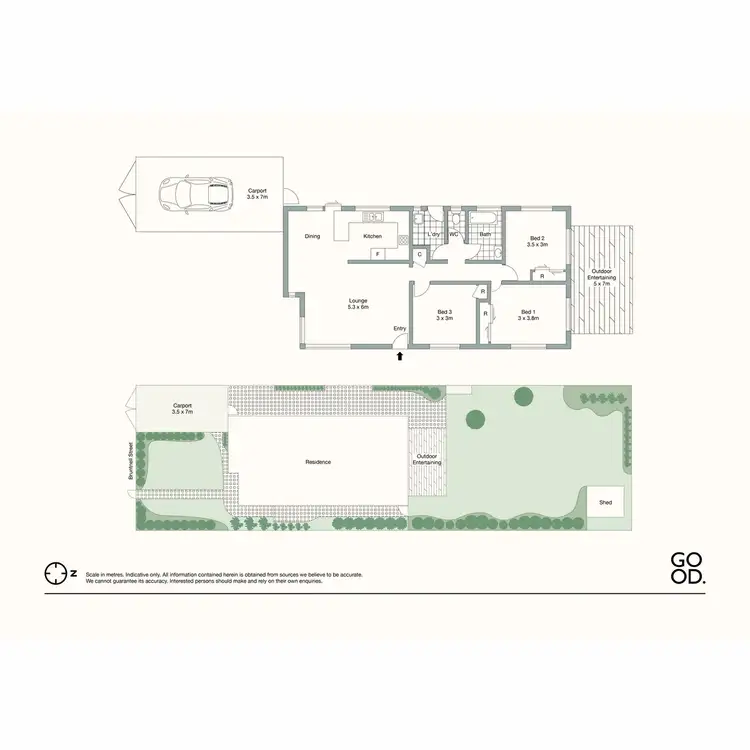 Floorplan of Homely house listing, 22 Bruntnell Street, Kearneys Spring QLD 4350