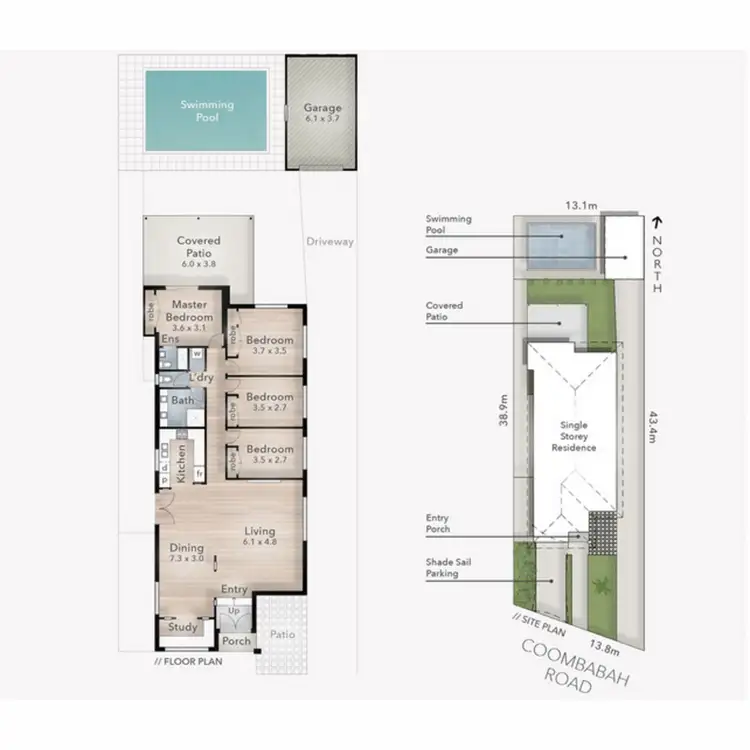 Floorplan of Homely house listing, 43 Coombabah Road, Runaway Bay QLD 4216