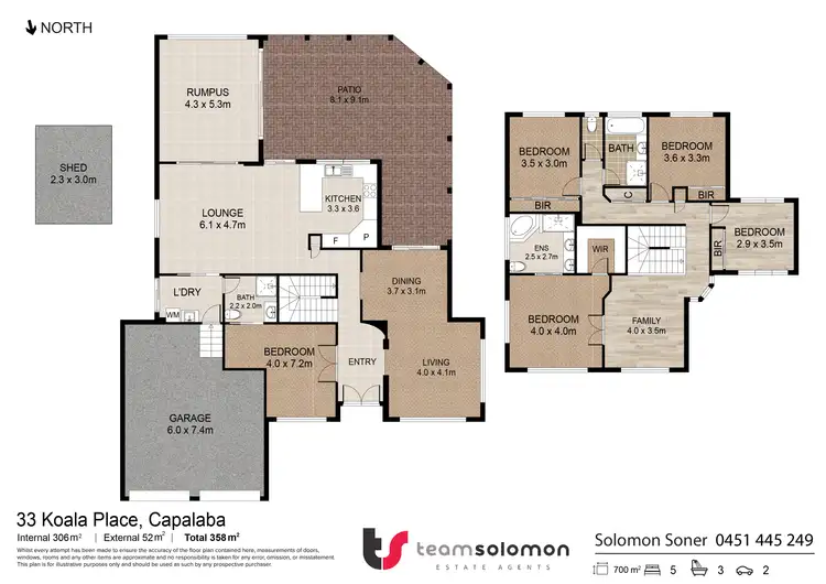 Floorplan of Homely house listing, 33 Koala Place, Capalaba QLD 4157