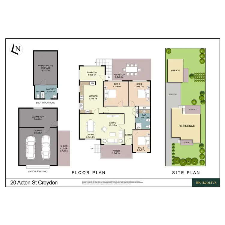 Floorplan of Homely house listing, 20 Acton Street, Croydon NSW 2132