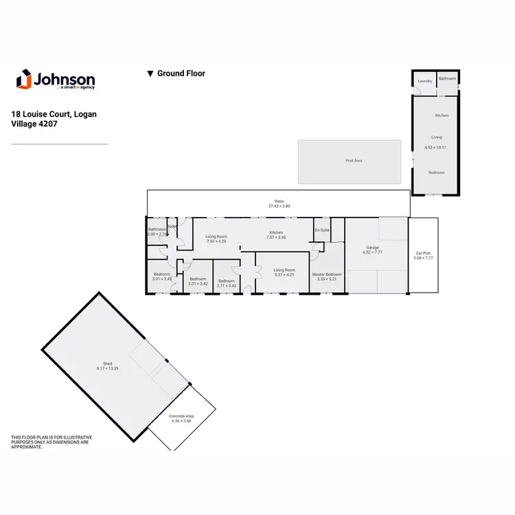 Floorplan of Homely rural property listing, 18 Louise Court, Logan Village QLD 4207