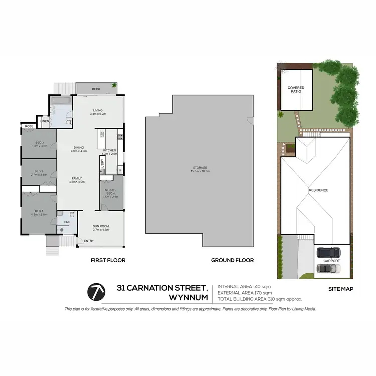 Floorplan of Homely house listing, 31 Carnation Street, Wynnum QLD 4178