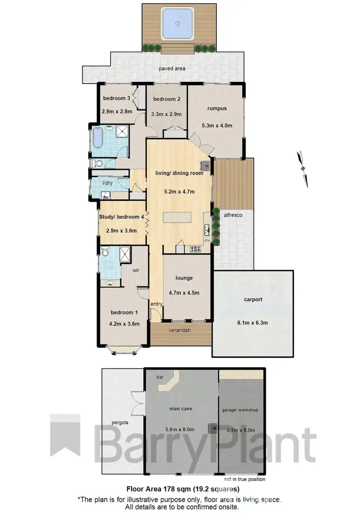 Floorplan of Homely house listing, 6 Heroes Avenue, Gembrook VIC 3783