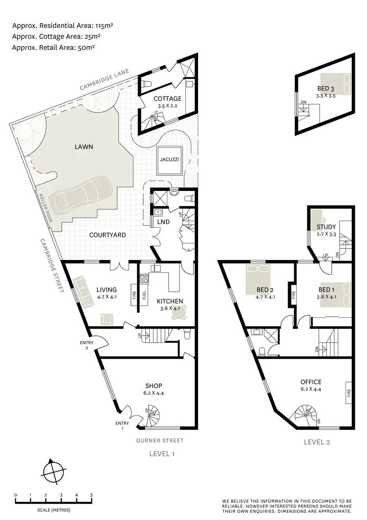 Floorplan of Homely terrace listing, 38A & 38B Gurner Street, Paddington NSW 2021