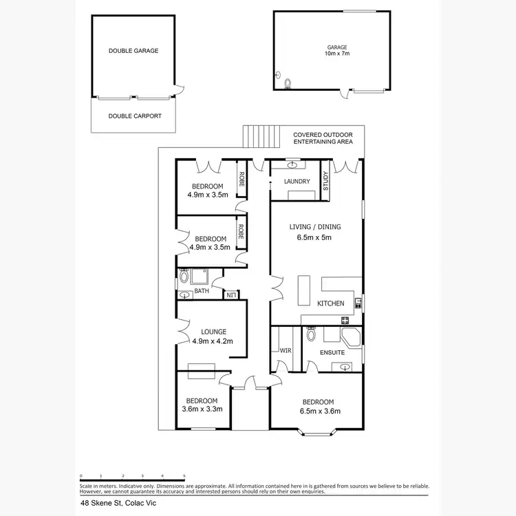 Floorplan of Homely house listing, 48 Skene Street, Colac VIC 3250