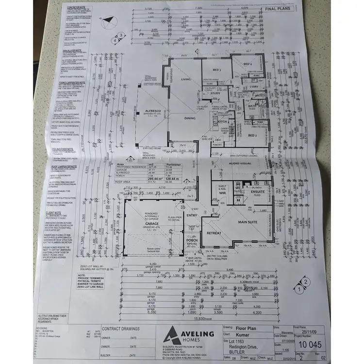 Floorplan of Homely house listing, 31 Redington Drive, Butler WA 6036