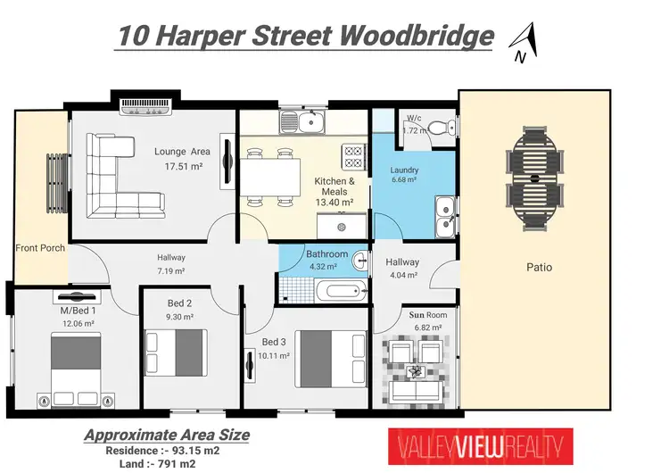 Floorplan of Homely house listing, 10 Harper Street, Woodbridge WA 6056