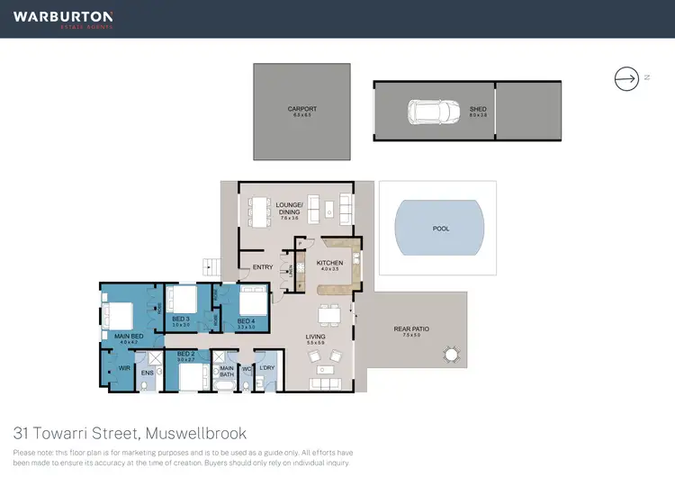 Floorplan of Homely house listing, 31 Towarri Street, Muswellbrook NSW 2333