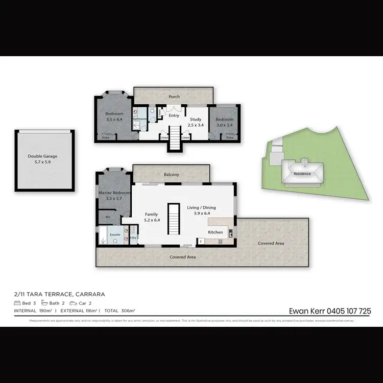 Floorplan of Homely house listing, 11 Tara Terrace, Carrara QLD 4211