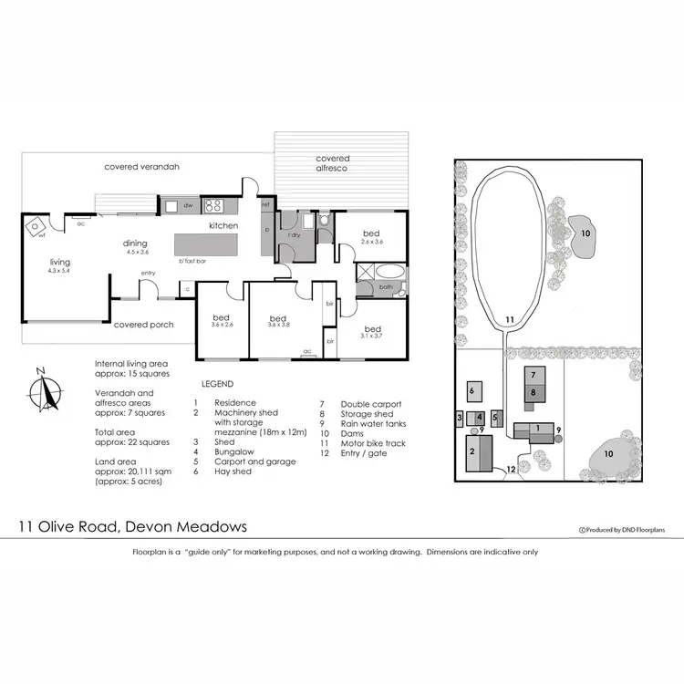 Floorplan of Homely house listing, 11 Olive Road, Devon Meadows VIC 3977