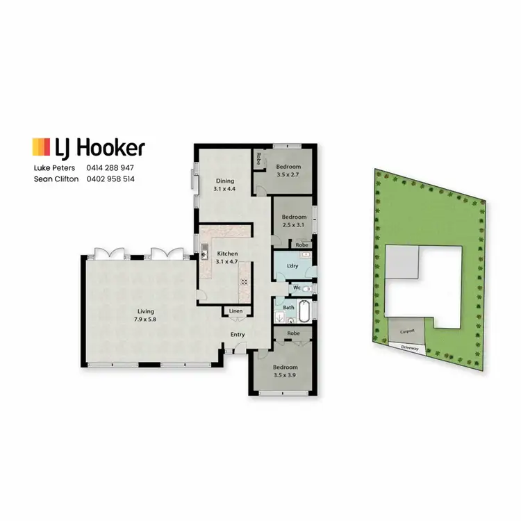 Floorplan of Homely house listing, 16 Carrabean Avenue, Ashmore QLD 4214