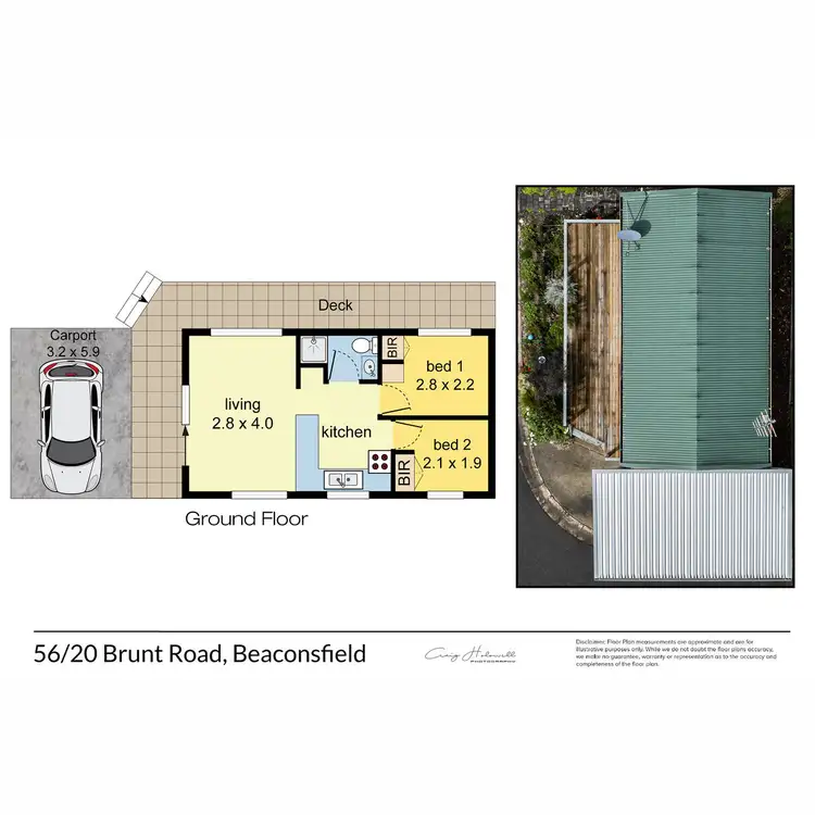 Floorplan of Homely unit listing, 56/20 Brunt Road, Beaconsfield VIC 3807