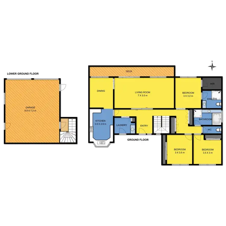 Floorplan of Homely house listing, 39 Tulloh Street, Elliminyt VIC 3250